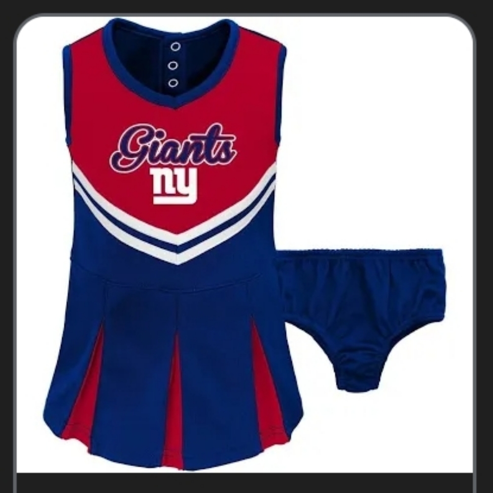 NFL New York Giants Girls' Cheer Set - new with tags